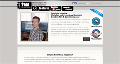 Desktop Screenshot of film-music-academy.com